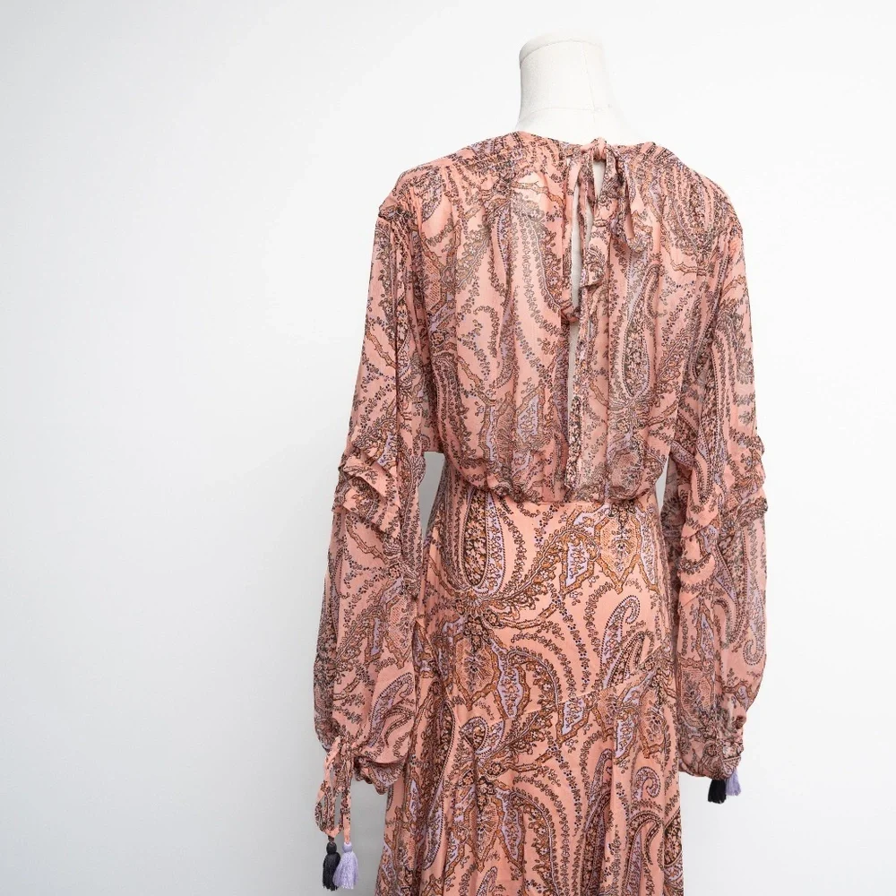 Free People‎  - Mirage Long Sleeve Maxi Dress